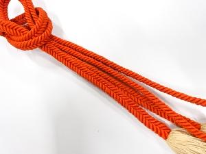 正絹　撚り房　手組帯締め